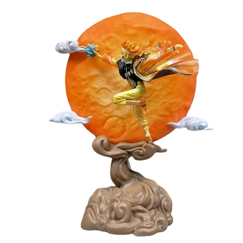 

Anime Uzumaki Naruto Action Figures NARUTO Figurine Running Form Moon PVC Collection Model Toys Desktop Decoration Gifts