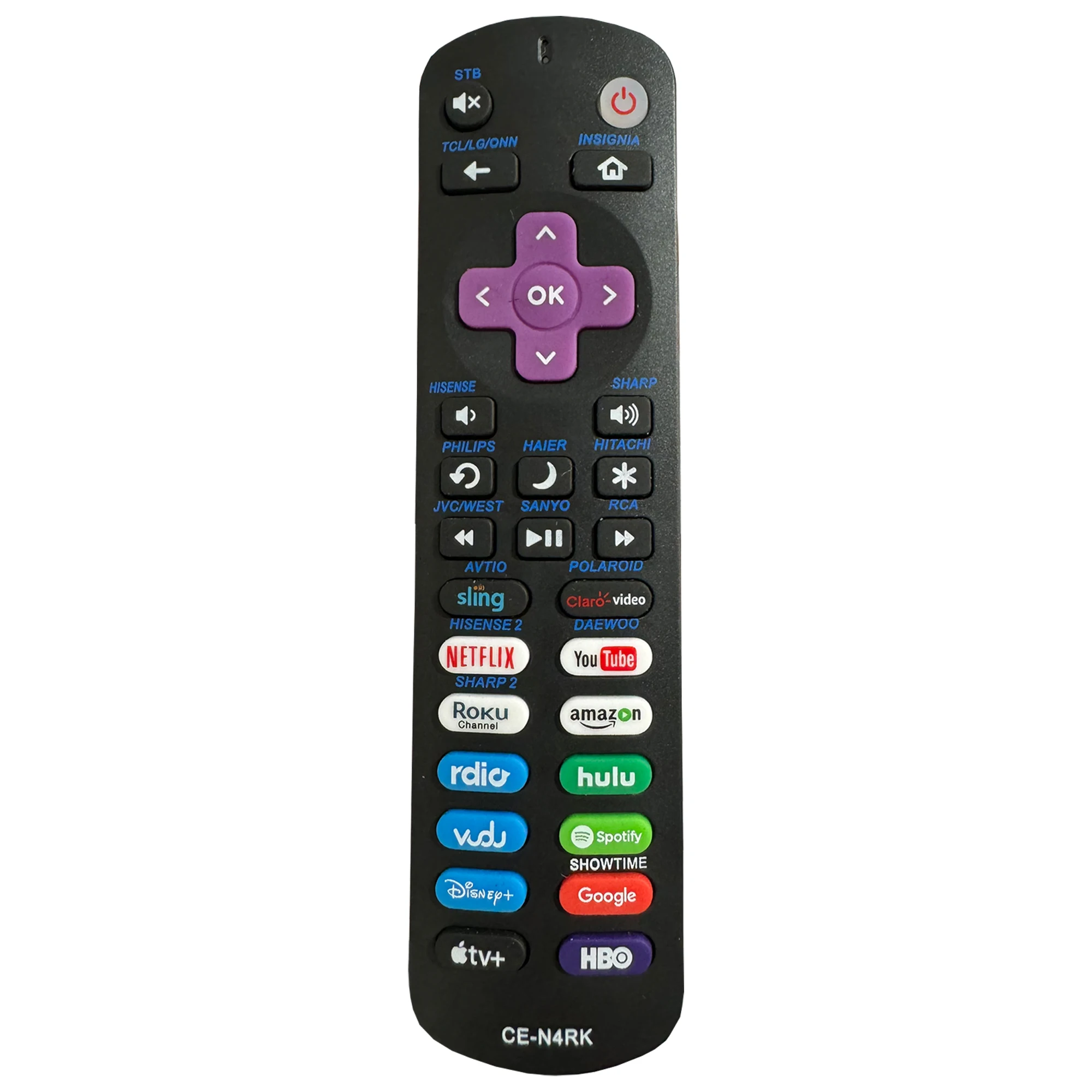 New Replacement Remote Control Fit for All Roku TV, Compatible for TCL Roku/Hisense Roku/Onn Roku/Aparatos/Insignia Roku/HITACHI