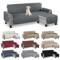 1PC Seats Couch Cover L Shape Sofa Cover Sectional Couch Covers Reversible Sofa Covers Anti-Slip Waterproof Furniture Protector
