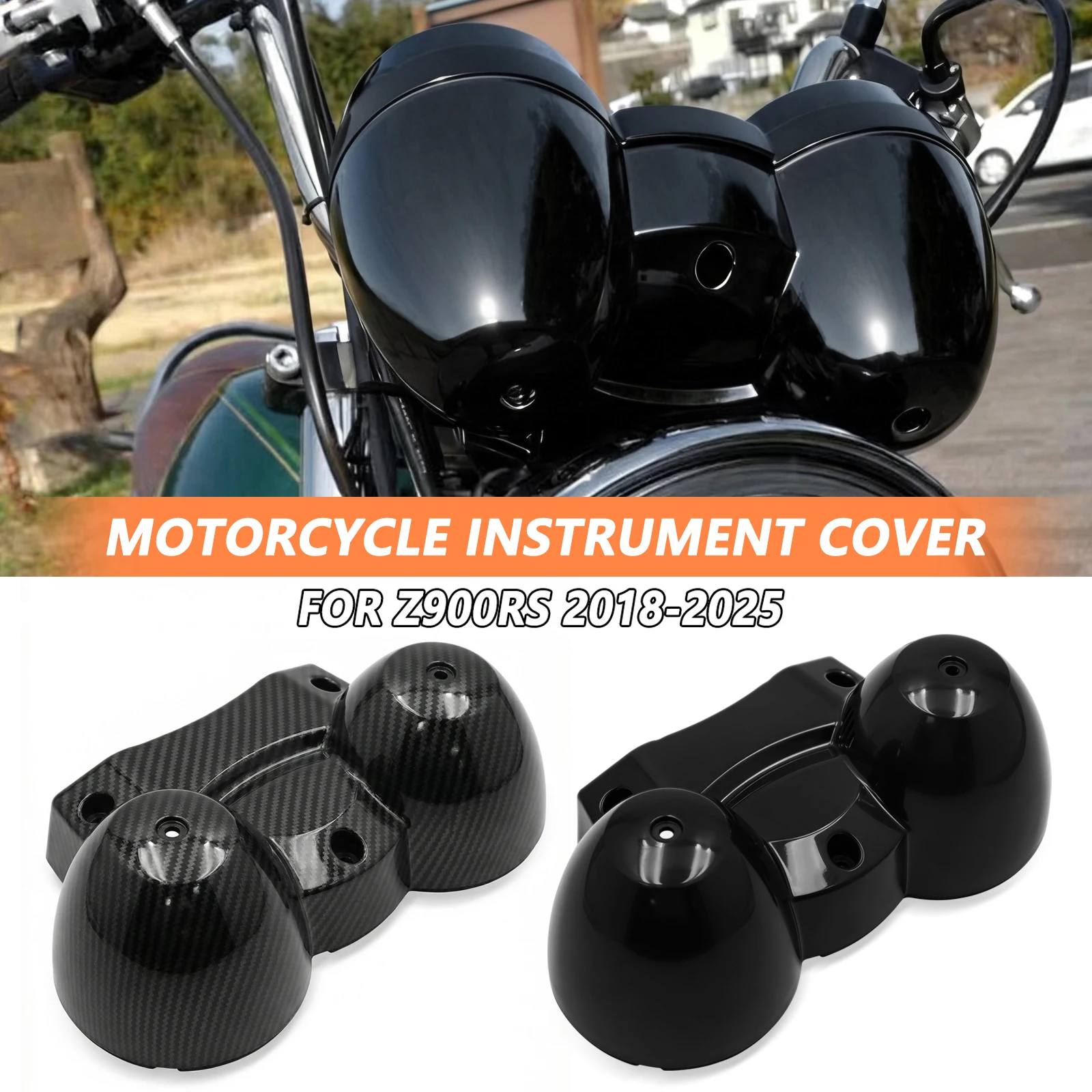 

For z900rs cafe se 2018-2025 Instrument under cover motorcycle tachometer decorative cover Vintage style shroud accessorie