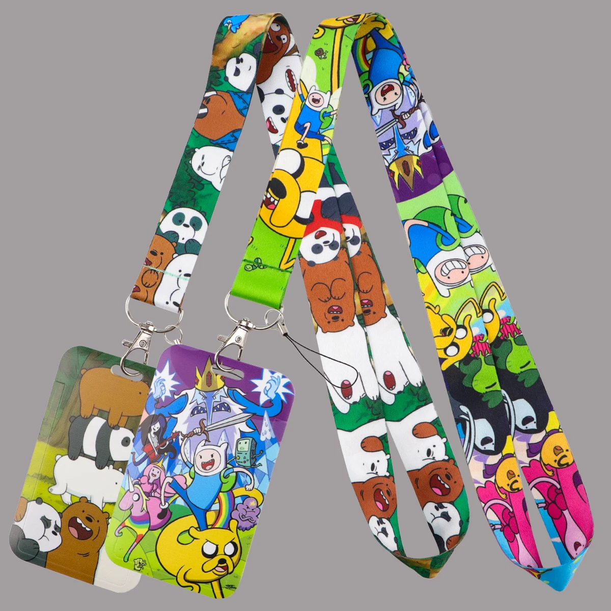 

Cartoon Animation Lanyard for Keys ID Badge Holder Credit Card Student Phone Hanging Neck Strap Keychain Lariat Accessories