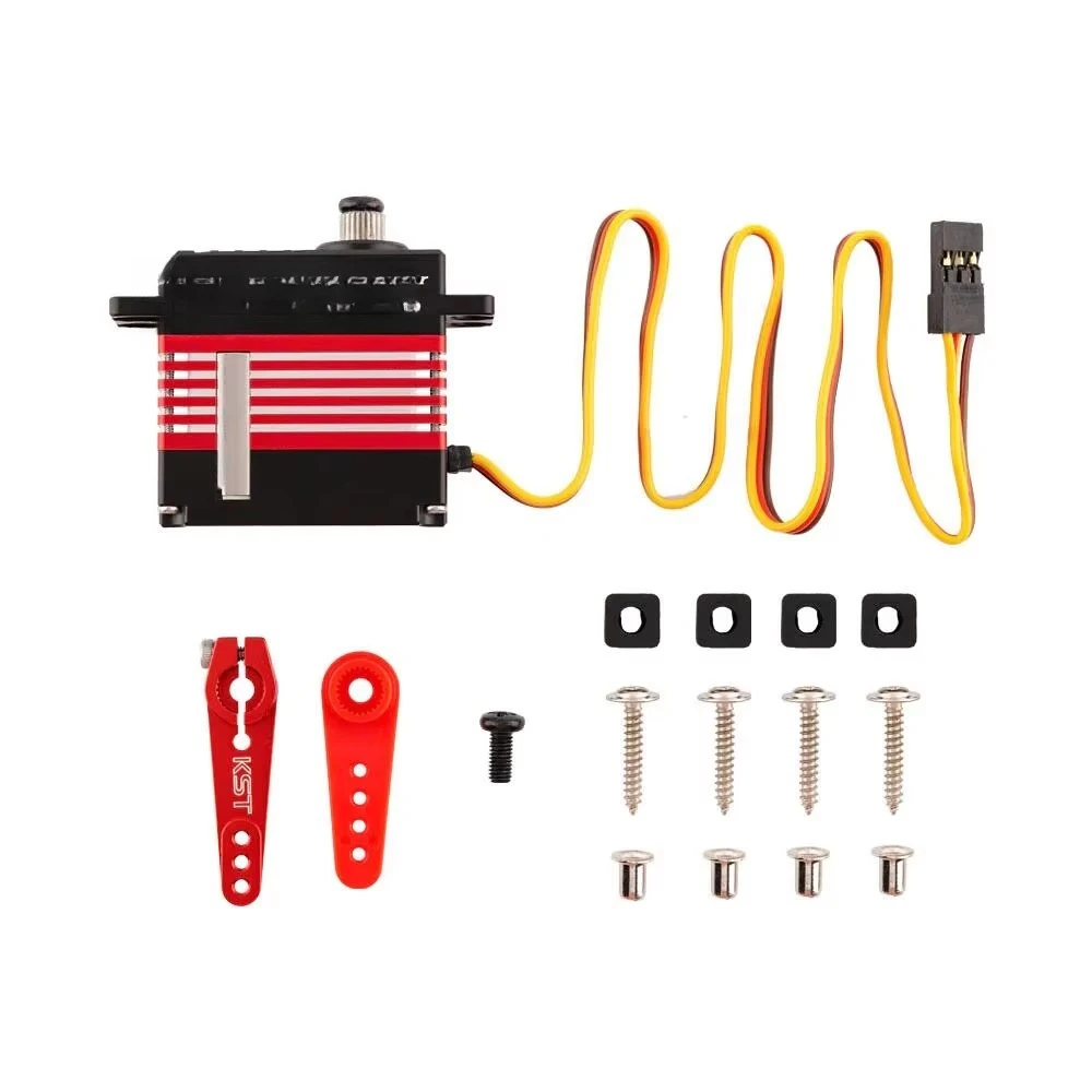 KST X15-1809 V8.0 Brushless HV Mini Swash Plate Cyclic Hardened Extreme Torque Servo for RC Helicopters Accessories