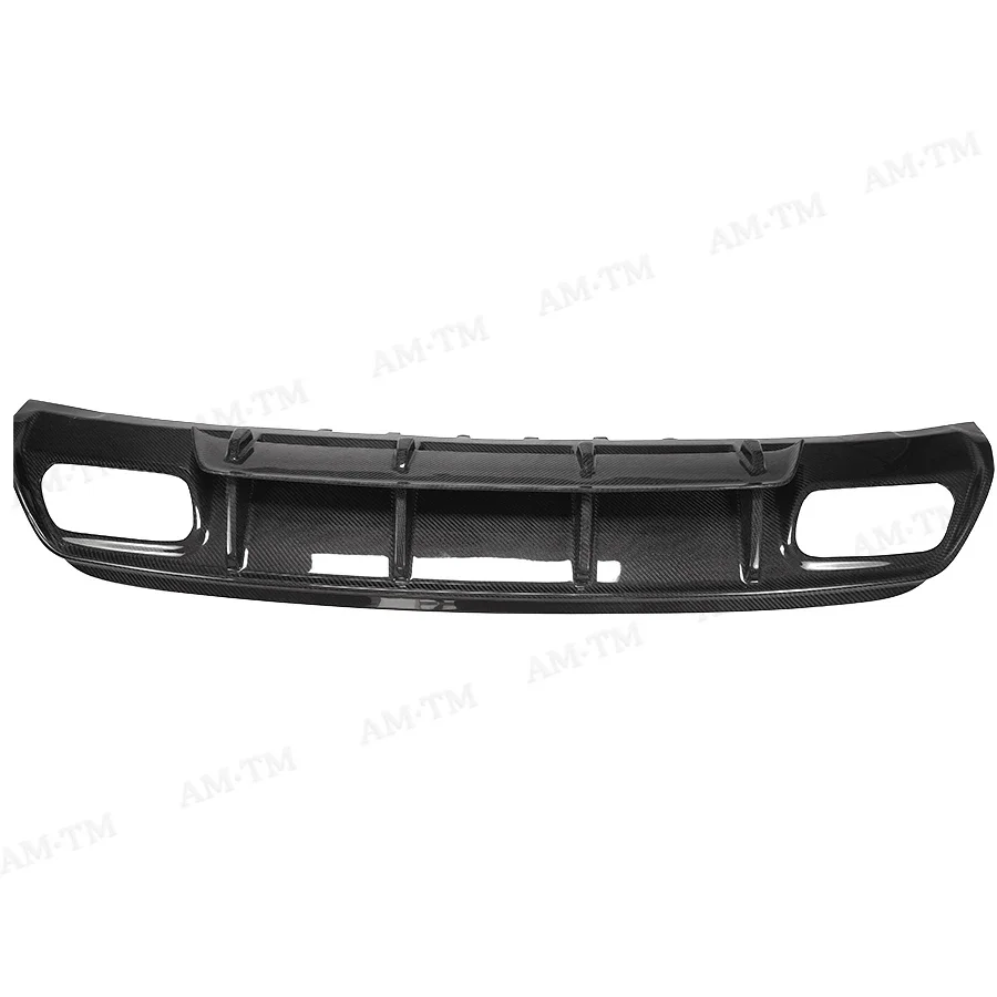 Picture 4: For Benz A Class AMG W176 A260 A200 A45 Carbon Fiber Car Rear Bumper Back lip Diffuser Rear Side Splitters Spoiler Lip