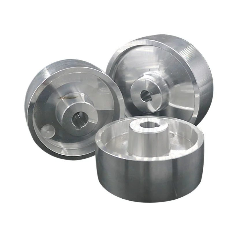 Aluminum Contact Wheel Active Drive Wheel for Belt Grinder, 8×4mm Keyway, DIY Sharpener Machine Accessory