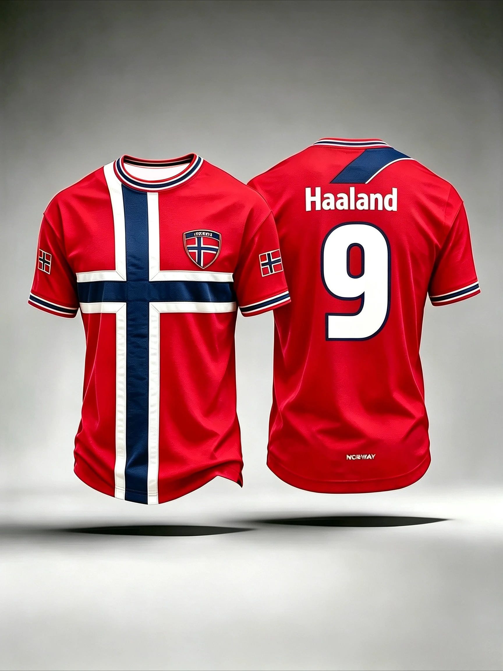 Norwegian Fans Football Training T-shirt 3D Printed Quick-Drying Breathable Sports Clothing Men's T-shirt Children's T-shirt Y2k