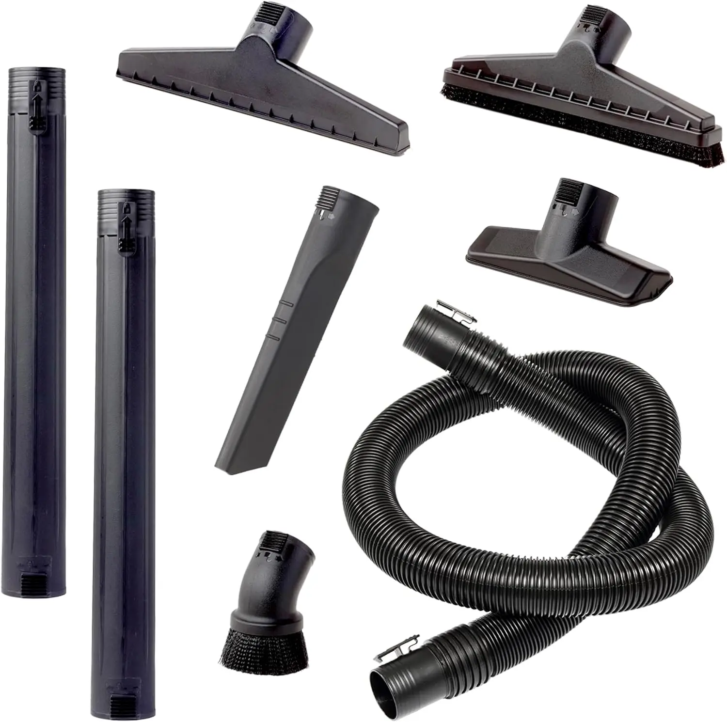 

2.5-Inch Wet Dry Vacuum Attachment Kit for Heavy-Duty Cleaning, Fits Standard Hose Diameters