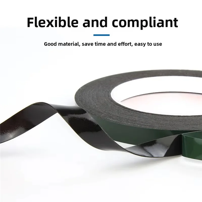 

AT63-LCD Curved Screen For Cell Phone Repair Dust Proof Display Sealing 10M 5Mm Double Sided Sticky Foam Tape Black Foam