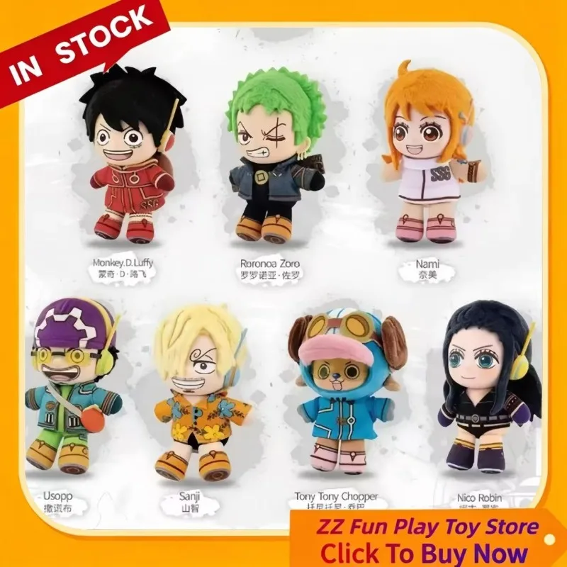 

Genuine One Piece Series Fantasy Dream Journey Plush Hanging Ornament Blind Box Luffy Nami Anime Toys Sea King Figurine Gifts