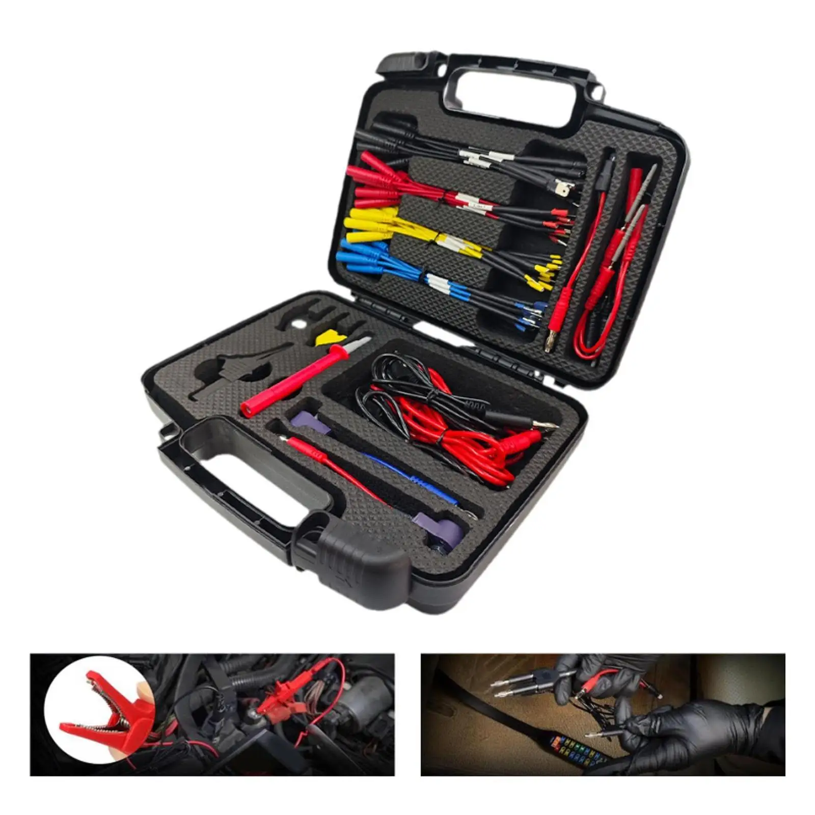 

Multimeter Test Leads Kit Automotive Kit for Industrial Household Automotive