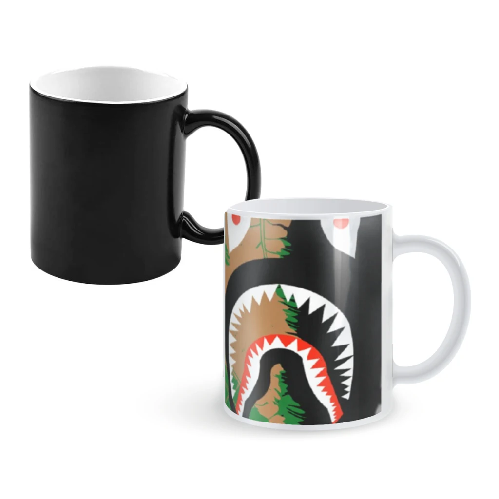 

Bape shark Tea Coffee Mugs Bachelorette Party Team Groomsman Cups Wedding Gifts