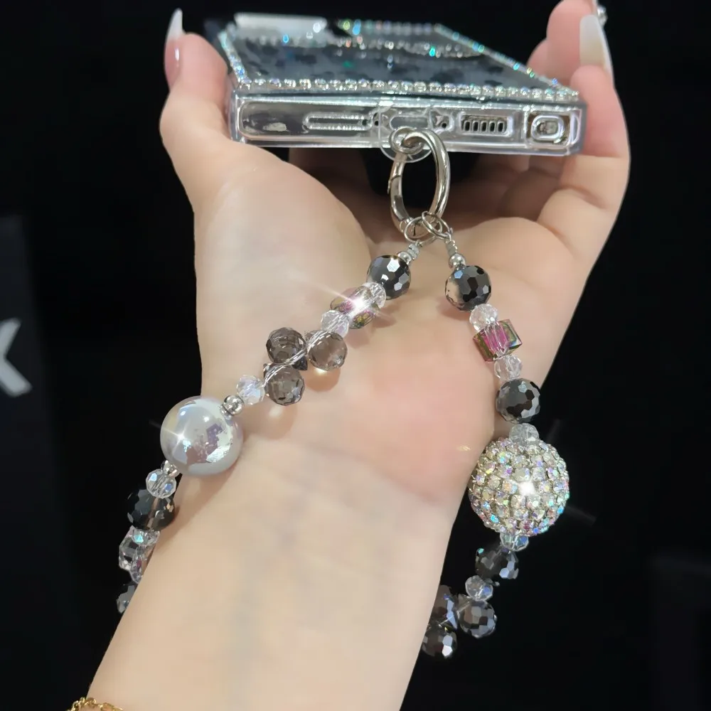 

Высококачественный ремешок для мобильного телефона с бисером, подвесной чехол на запястье, сумка, брелок Ins Niche, модный аксессуар