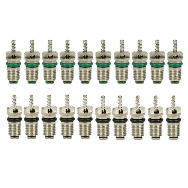 Czynnik chłodniczy 10 pcs134a opona żaroodporna do rdzeni zaworowych igieł do samochodu R134A do igieł rdzenia zaworu
