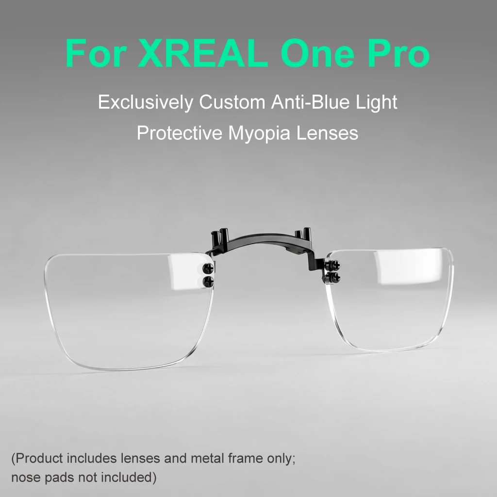 

[Customized] Prescription Lenses for XREAL One Pro AR Glasses Myopia Astigmatism High-Definition Resin Lens Inserts Frame