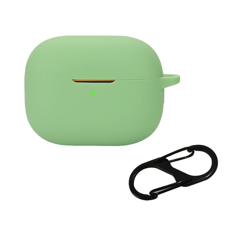 K1AA Schokbestendige siliconen beschermhoes service opbergtas voor oortelefoons