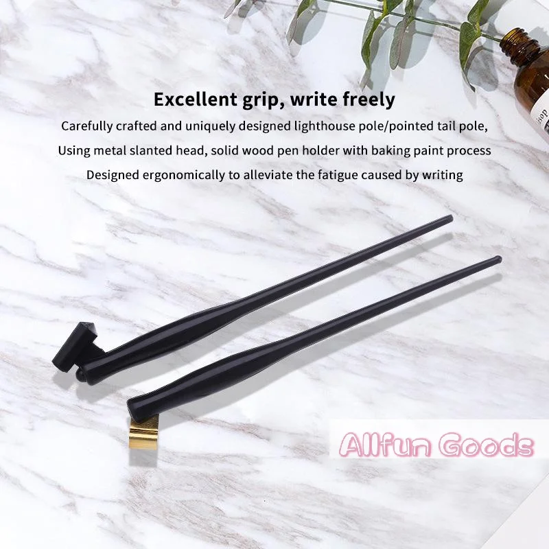 [TG835]Oblique Dip Pen Holder English Writing Art Drawing Calligraphy Pen Nib Support Adjustable Signature Pen Accessories
