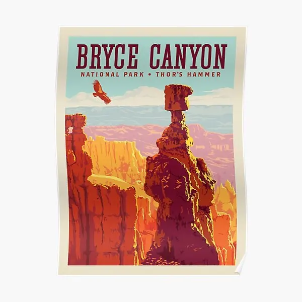 Bryce Canyon National Park  Poster Painting Mural Room Decor Vintage Modern Home Art Decoration Wall Print Funny No Frame