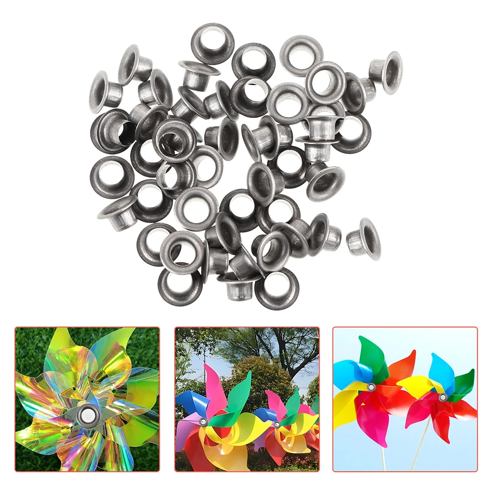 100 Stück Windmühlen-Schnur, kleine Eisenschnalle, funktionelles Gartenzubehör, Zubehör, Befestigungselemente, Display-Befestigungselemente, einfach zu installierende Clips