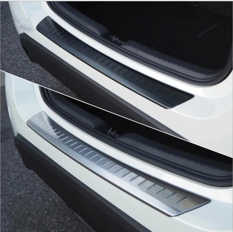 For Toyota Yaris 2020 2021 Stainless Steel outer Rear Bumper Protector Sill Trunk Rear guard plate Cover Trim accessories