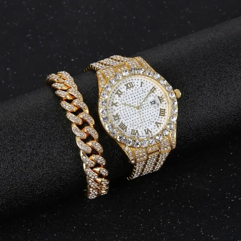 

Men Watches Gold Watch Ladies Wrist Watch Luxury Rhinestone Unisex Bracelet Watches Female Clock Relogio Feminino Reloj Hombre