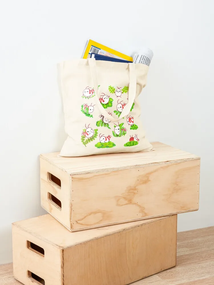 Shy shrimp and moss Tote Bag Handbags women tote bag Shopping bags Eco bag