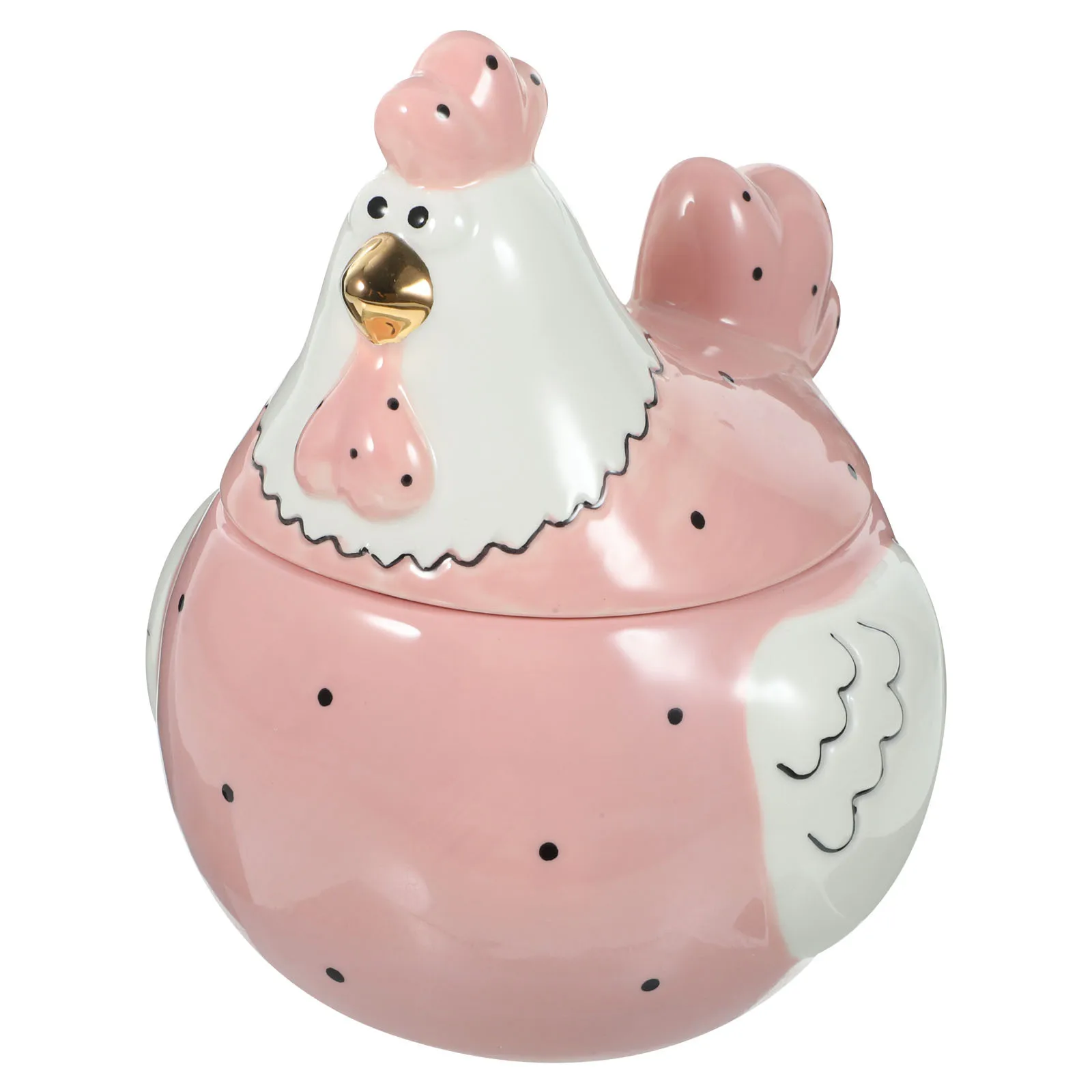 

Ceramic Storage Jar Creative Jewelry Box Desktop Organizer Easter Candy Jar Decorative Trinket Holder Long-Lasting Durable