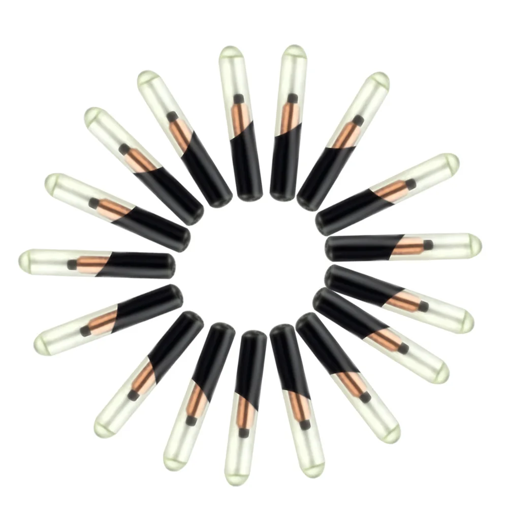 134.2KHz 1pcs Reusable Animal ID Chip Syringes + 100pcs 15 Bit Glass Microchips FDX-B ISO11784/85 Eco-friendly For Dog Cat