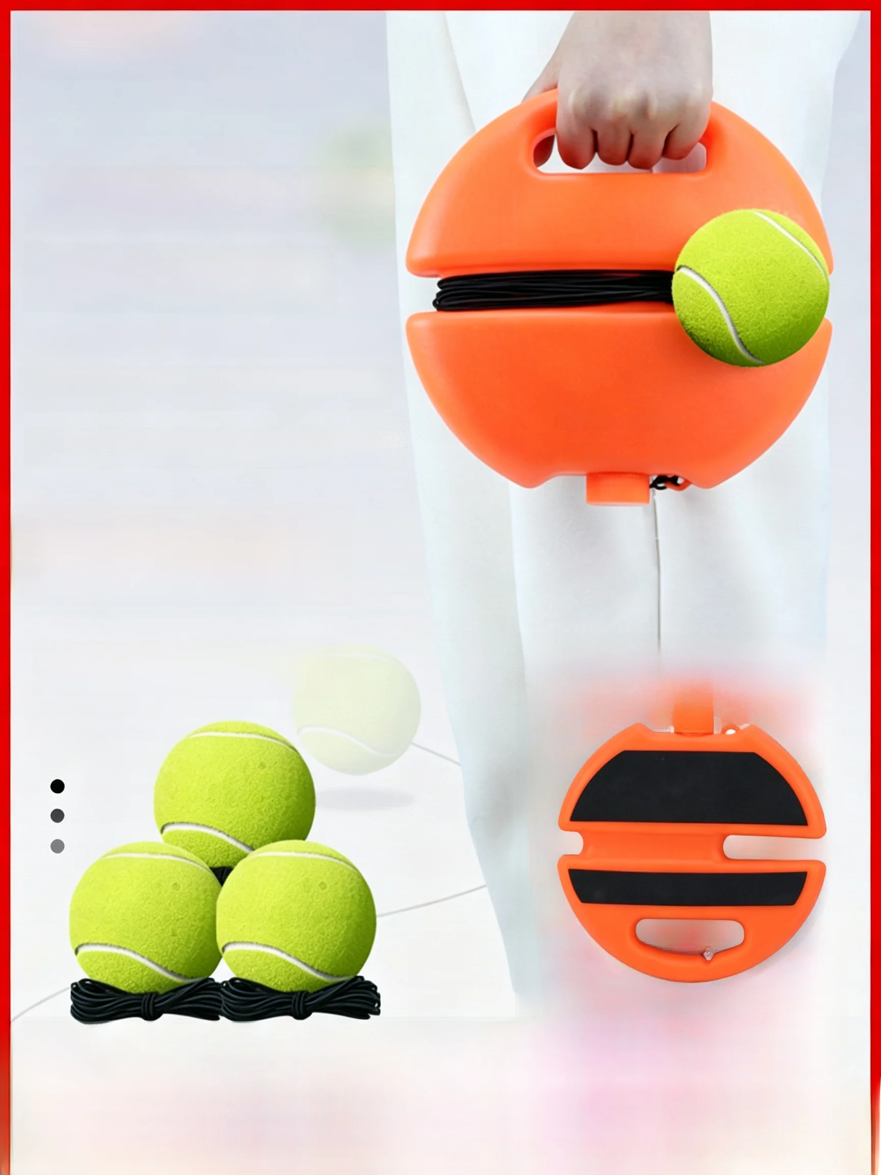 alreプロテニストレーナー-ロープ付き高弾性リバウンドシングルパーソン固定ベースネット-スポーツフィットネス機器