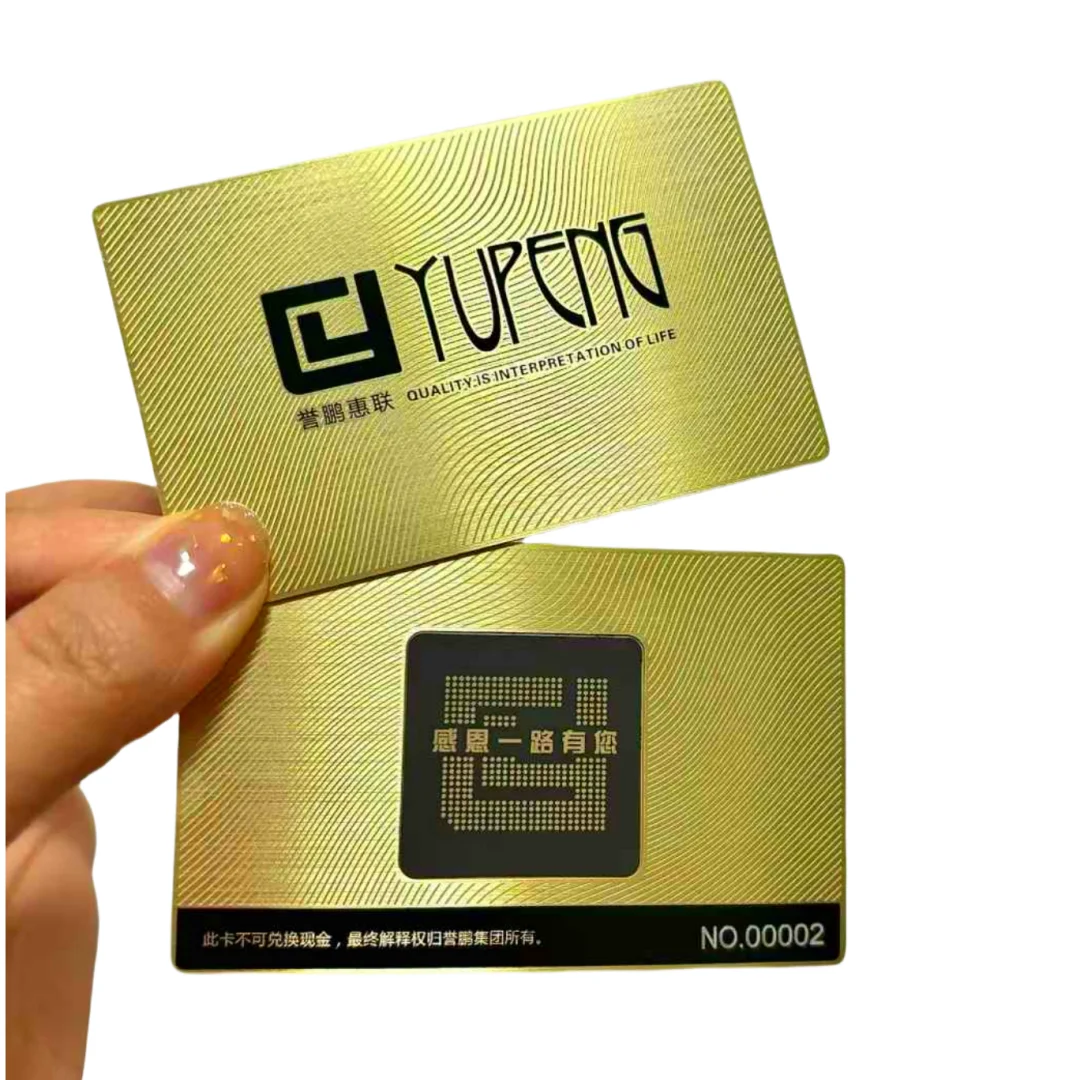 Customized inquiry Contactless Personalized Metal NFC Card Custom Cut Off Gold NC Metal Business Smart Digital Rfid Visiting Bus