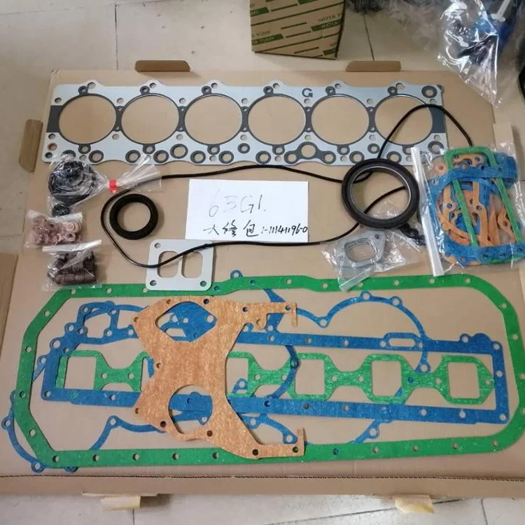 6BD1 6BD1T Engine Full Gasket Kit Set for FD100Z7 Forklift Truck & Hitachi UH07-7 EX200-1 EX200-3 Excavator Overhaul Gasket Kit