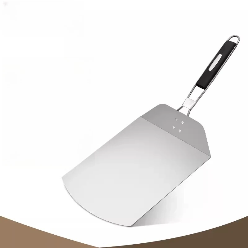 

Large Stainless Steel Pizza Shovel Pellet Pizza Oven Supporting Tools Multifunctional Shovel Baking Tools Pizza Holder