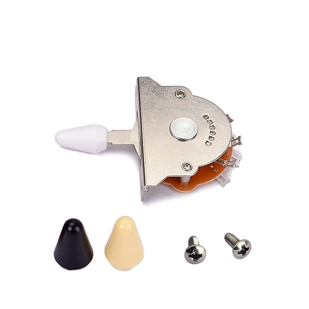 

5 Pcs Top Quality 5 Way Pickup Selector Switch with Knob Guitar Accessory for Smooth Transmission in Electric Guitar