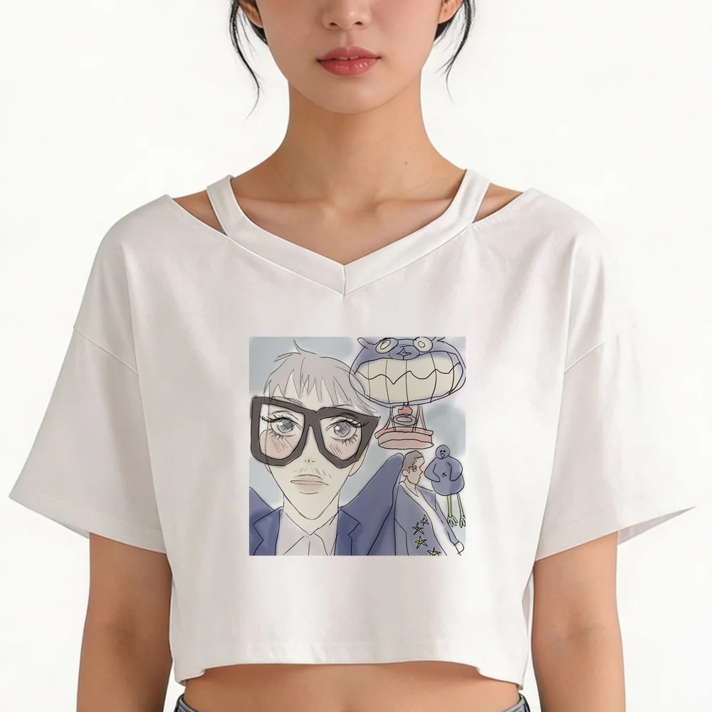 Joost Klein crop top women clearance sales graphic gothic emo 2000s top tees 2000s baddie scene  vintage cute