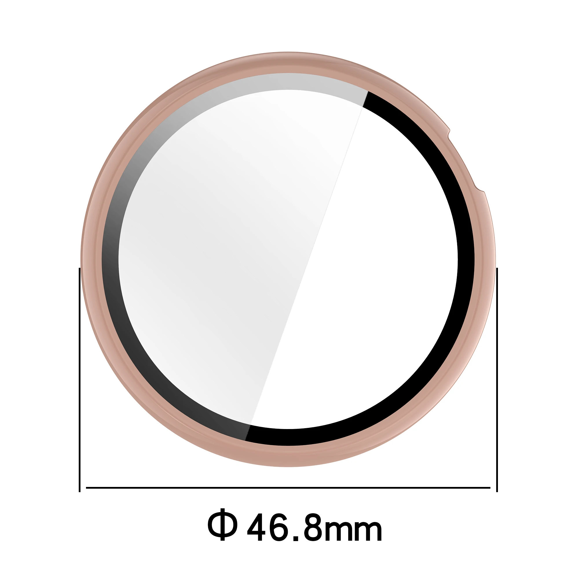 Tempered Glass Watch Case For Honor Watch Fit 44mm All Coverage Screen Protector Frame Bumper For Honor Watch Fit Accessories