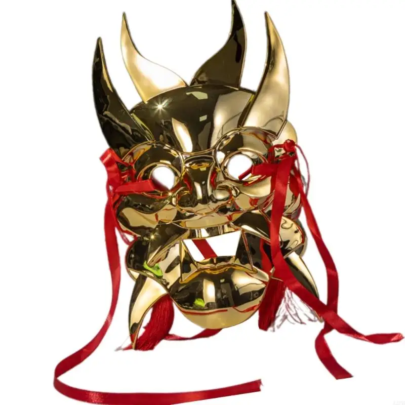 マスカレードマスクフルフェイスマスクハロウィーンメタリックマスク女性用男性用マスカレードコスプレパーティーのための通気性コスプレマスク