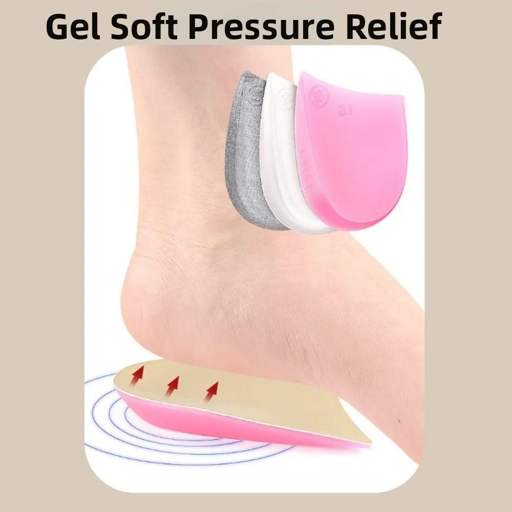 Silicone Gel Orthopedic Insoles Arch Support Medial Lateral Alignment Insoles Valgus Varus Correction Flexible