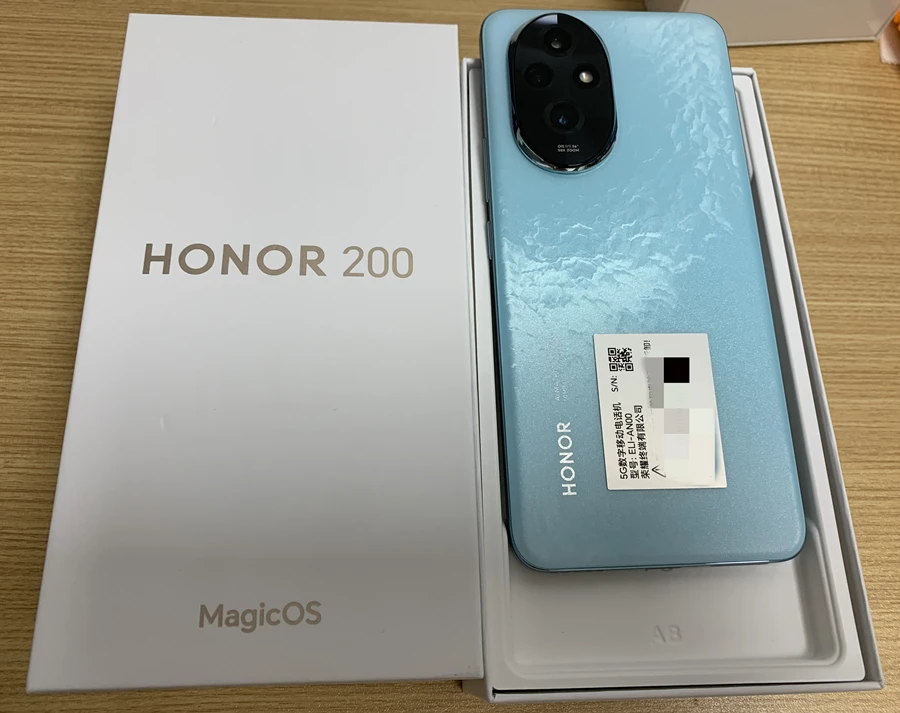 New Original Honor 200 Mobile Phone 5G Snapdragon 7 Gen 3 6.7'' 120Hz OLED Screen 5200mAh Battery 100W SuperCharge NFC Google