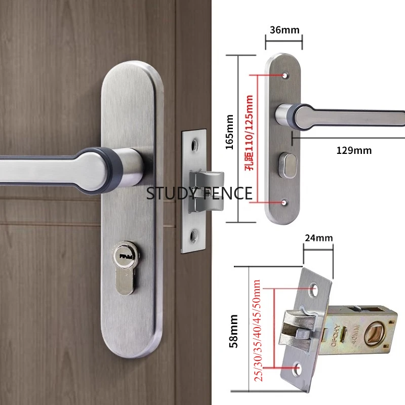 stainless-steel-bathroom-door-lock-includes-key-bedroom-door-lock-set-indoor-door-lock-set-25-30-35-40-45-50mm-locking-tongue