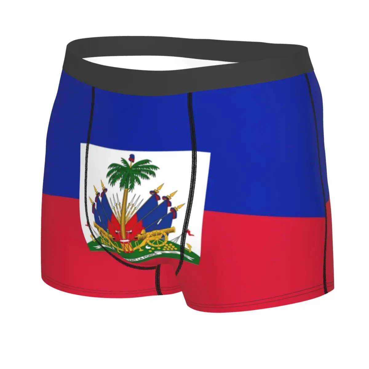 Flag Of Haiti Underwear Men Sexy Printed Customized Boxer Shorts Panties