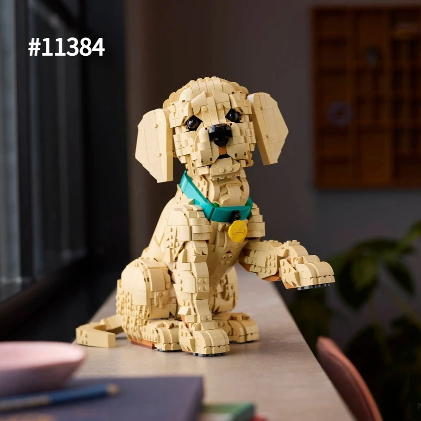 Cute Puppy Building Blocks Sets Compatible With 11384 Model Particles Suitable For Adults Birthday Gifts Toy