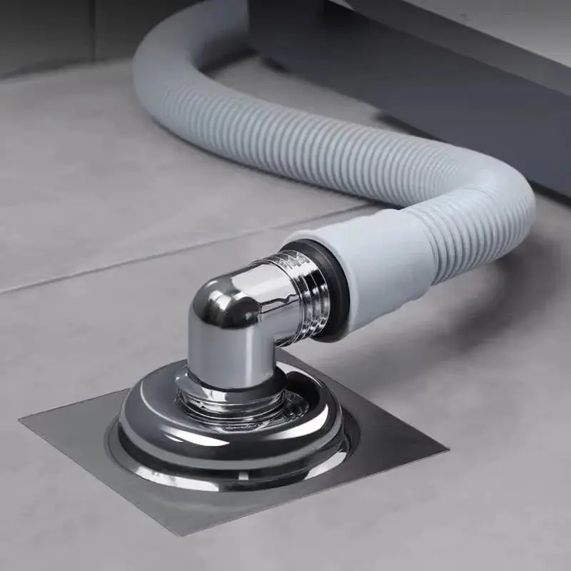 2026 Washing Machine Floor Drain Connector, Drain Pipe, Sewer Odor and Overflow Preventer, Bathroom Three-Way Cover