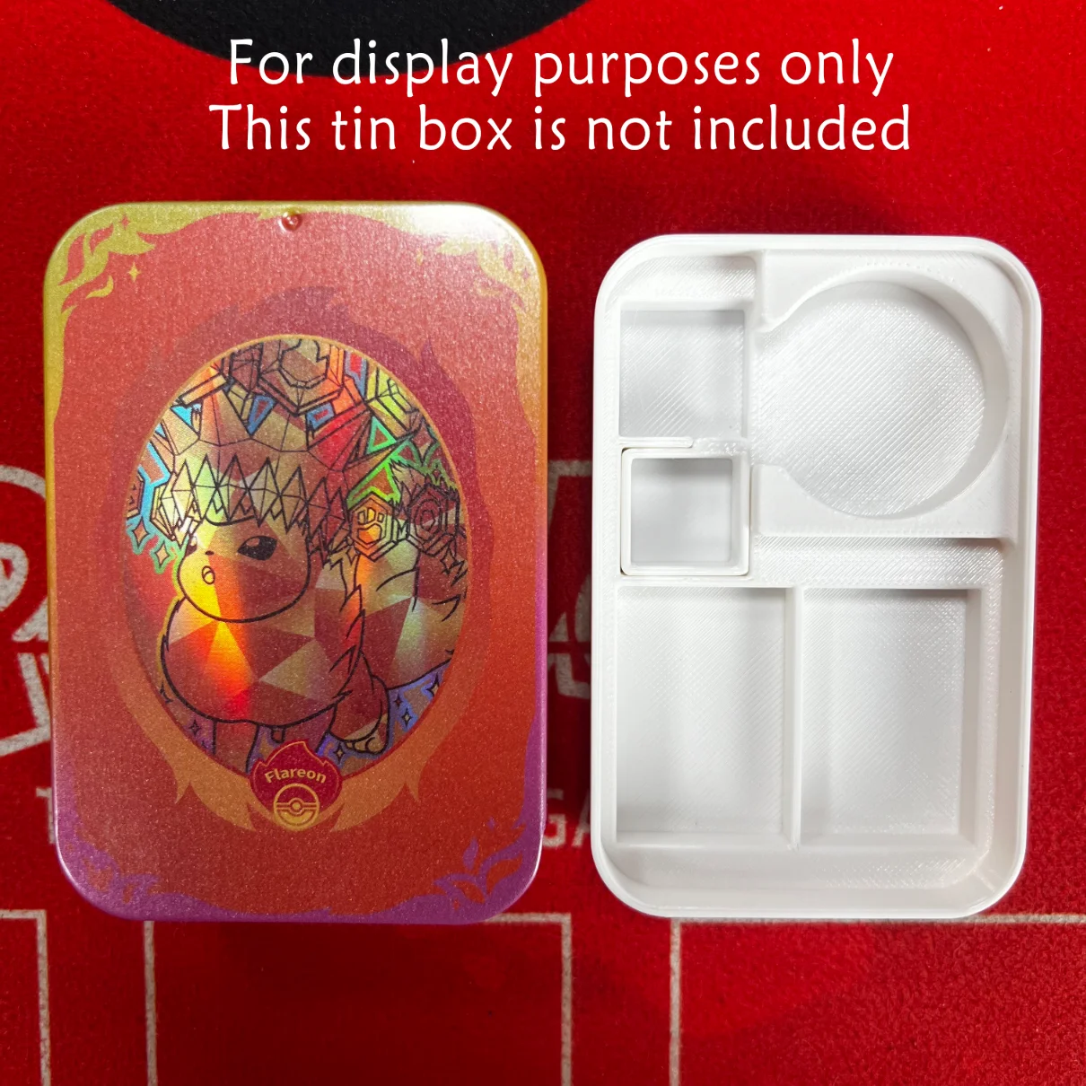 Pokemon PTCG Variety Box Starter Set Divider: 3D-Printed Divider for Storing Pokémon Cards and Tokens