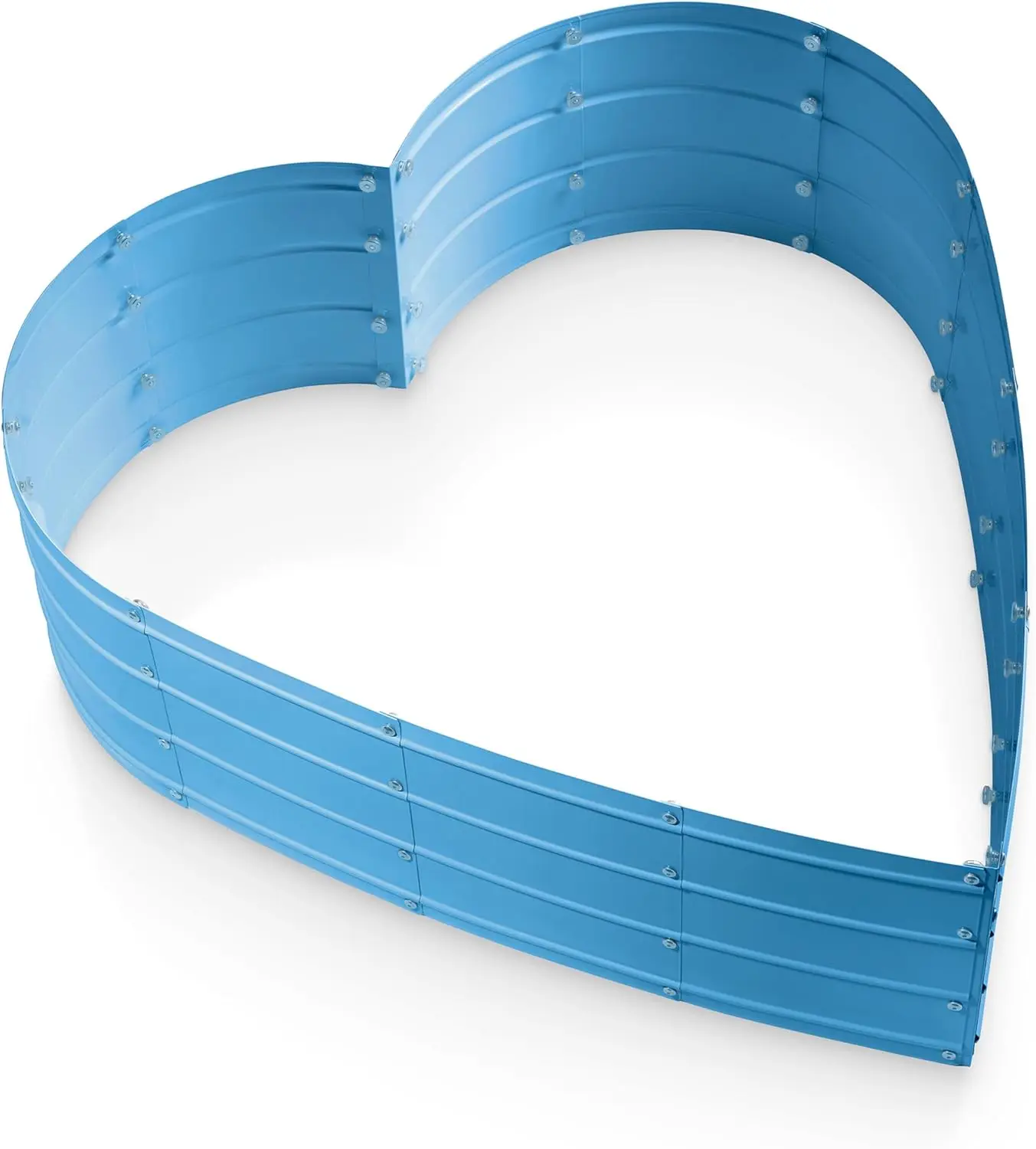 

Оцинкованные приподнятые садовые кровати на открытом воздухе // Поднятые кровати для садоводства, овощей, цветов // Большой металлический садовый ящик (бирюзовый)