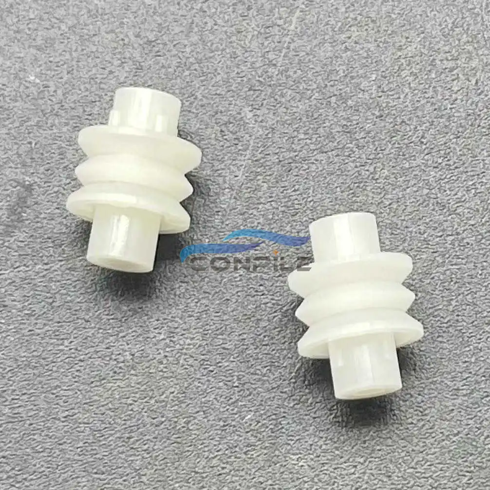 

6pcs 7.5mmx2mmx10.5mm motor pulley double-layer motor wheel for cassette deck tape recorder audio player