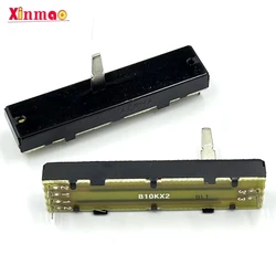 Taiwan alpha stage lighting pusher 7.3cm sliding potentiometer duplex b10kx2 handle length 20m inner foot