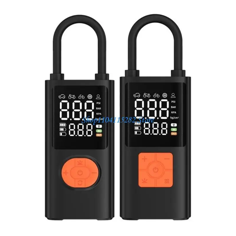 

Electric Portable Air Pumps Wireless Tyre Inflator Air Compressor with LED