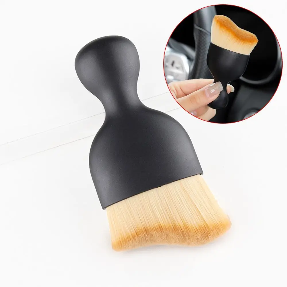 Multifuntional Air Outlet Gap Soft Detailing Clean Dust Removal Makeup Brush Car Interior Cleaning Brush