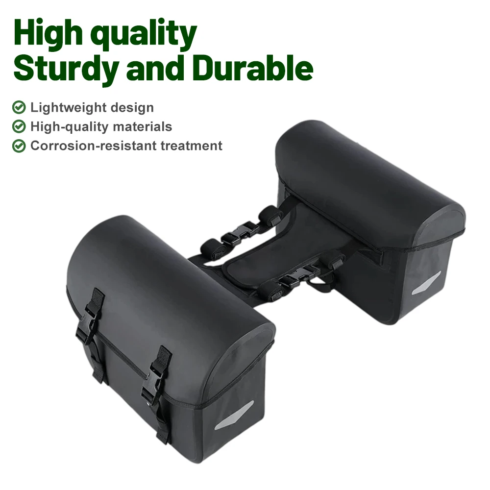 Universal Motorcycle Side Bag TPU Material Saddle Bag Waterproof Luggage Travel Tail Bag Motorcycle Touring Equipment