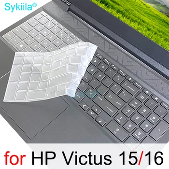 HP Victus 키보드 커버, 실리콘 보호 스킨 케이스, 게이밍 노트북 액세서리, 15.6 16.1 2023, 16 15 16t 15t 16z 15z 16-d