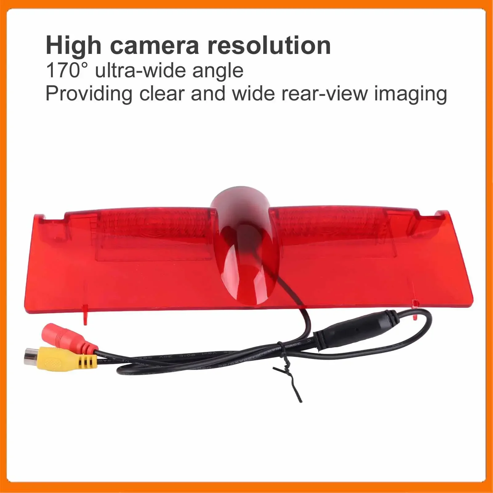 كاميرا الرؤية الخلفية 3rd موضع ضوء الفرامل شنت صالح ل Express Van 2003 ‐ 2017 كاميرا الرؤية الخلفية كاميرا احتياطية كاميرا عكسية