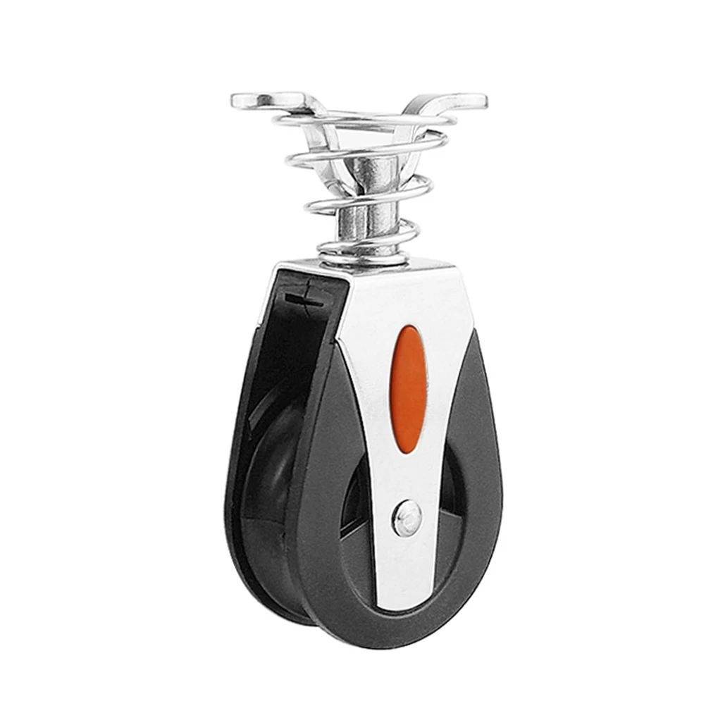 

Marine Rope Clamp Rotary Bearing Pulley Sailboat Apparatus Corrosion Resistant Flared Entry Durable Shaft Shackles For Boating